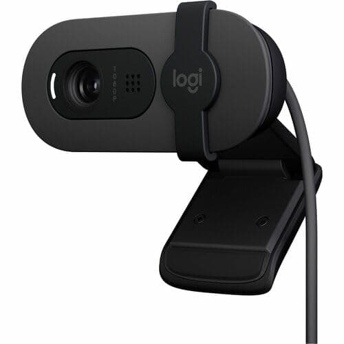 Logitech 960001580 Brio 100 1080p Full HD Webcam (Graphite) (Renewed)