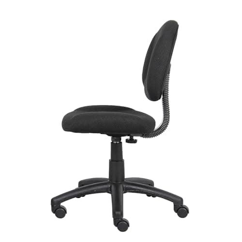 Boss Black Deluxe Posture Chair, Model Number: 217EBONY 5