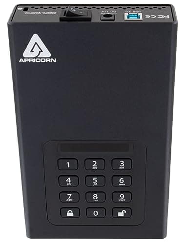 Apricorn 2TB Aegis Padlock DT 256-Bit Encrypted USB 3.0 Hard Drive (ADT-3PL256-2000) 5