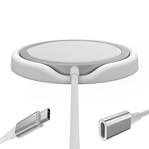 Elevation Lab MagBase - Mount for MagSafe Charger, First of its Kind - Pull up to Keep Charging or Slide to undock, Included 3ft USB-C Extension Cord, Holder, Dock,