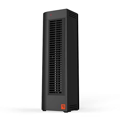 Sharper Image CERAMIC 3 Personal Tower Space Heater with 2 Heat Settings, Tip-Over Protection, Cool Touch Case, Touch Controls