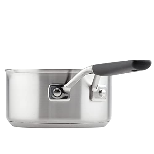 KitchenAid 71018 Stainless Steel Saucepan with Pour Spouts, 1 Quart - Brushed Stainless Steel 7