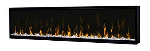 Dimplex IgniteXL 60" Built-in Linear Electric Fireplace with 8 Color Themes and Acrylic Ember Bed (Model: XLF60), 8530/5118 BTU, 240/120 Volt, 2500/1500 Watt, Black