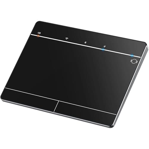 Homiguar Wireless Bluetooth Trackpad for Windows 10 & 11, 3-in-1 Connectivity Modes,High Precision Control, Portable Multi-Touch Gestures touchpad for PC & Laptop (Black)