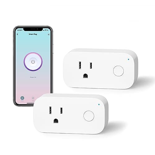 BN-LINK Bluetooth Smart Plug, Directly Bluetooth Connection Compatible with Amazon Echo Devices, Remote Control via App & Voice Control, 2 Pack