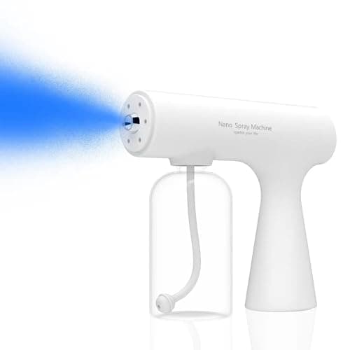 Handheld Humidifiers ,Atomizer Sprayer,Rechargeable ULV Nano Sprayer with Blue Light,Electrostatic ULV Atomizer Sprayer,Electrostatic Portable Sprayer