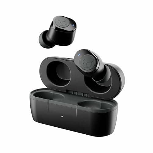 Skullcandy Jib True 2 Wireless Earbuds, Bluetooth Headphones, Up to 33 Hours Battery with Charging Case, Noise Isolating Fit, Sweat and Water Resistant, Microphone for iPhone Android - True Black