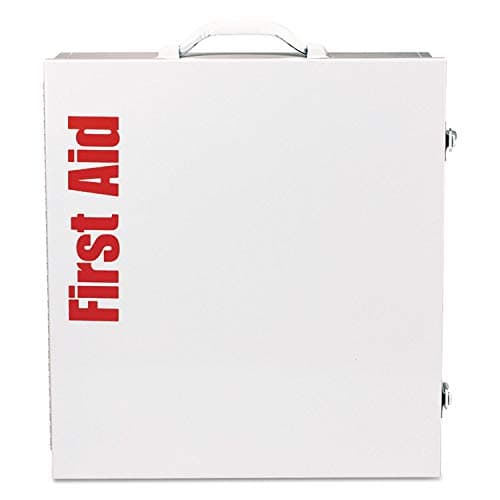 First Aid Only 90575 3-Shelf ANSI B+ and OSHA-Compliant First Aid Kit, 100-150-Person Emergency First Aid Kit for Business and Worksite, First Aid Metal Cabinet with Medications, 676 Pieces 6