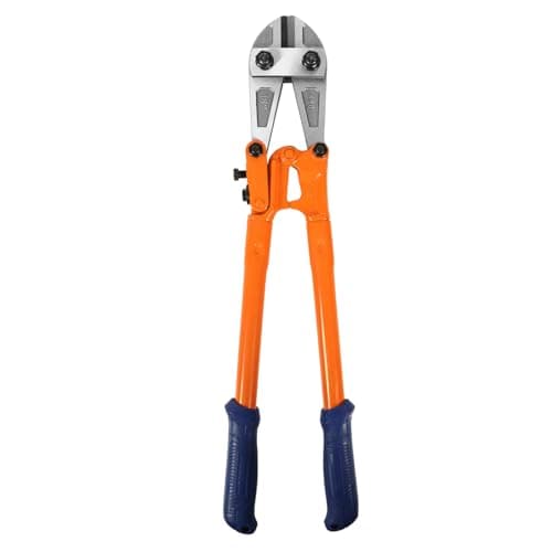 WADFOW Bolt Cutter: Soft Grip Rubber Ergonomic Handle Cutters Cutting Fence, Steel Wire, Chain, Screws, Rivet and Medium Padlock, 18", Medium Size Heavy-Duty