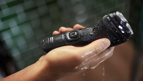 Philips Norelco Shaver 2400 Series, Wet and Dry Electric Shaver, Pop-up Trimmer, P-Cap, Deep Black, Model X3001/90 11