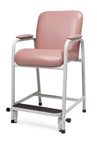 Lumex Everyday Hip Chair with Adjustable Footrest for Hip or Knee Surgery Recovery, Rosewood