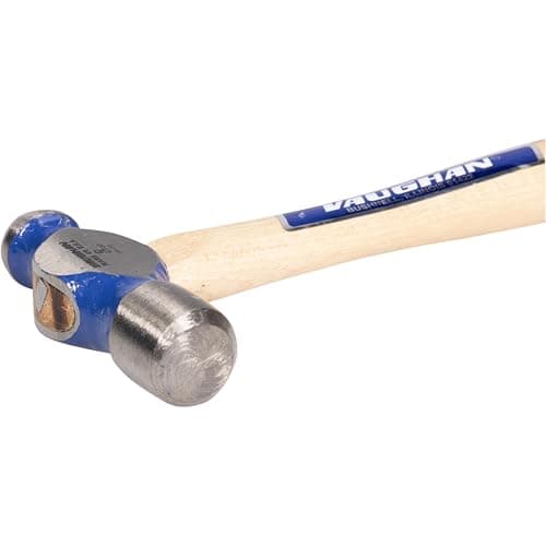 VAUGHAN Ball Pein Hammer, 8 oz, Hickory handle, American high carbon steel, TC308, VN15330 6