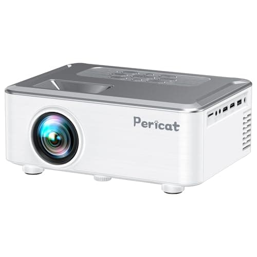 5G WIFI Bluetooth Projector with 100" Screen, 15000L Native 1080P Outdoor Projector, Pericat Home Theater Movie Projector,15W HIFI Speaker Video Projector Compatible with TV Stick/Phone/PC/Xbox
