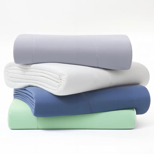 Bailix Cooling Comforter King Size, Thin Summer Blanket for Hot Sleepers & Night Sweats, Ultra Soft & Lightweight & Silk Smooth Ice Blanket, Q-Max>0.4, 108"x90", Gray 8