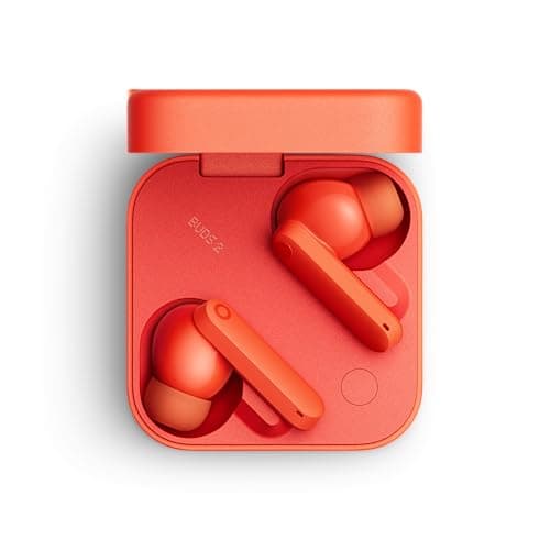 CMF by Nothing Buds 2 48dB Hybrid ANC True Wireless Earbuds, Strong and Comfort Noise Cancelling, Ultra Bass and Dirac Sound, in-Ear Detection, 55H Playtime, 6ENC Mics, Bluetooth 5.4 Light Orange 9