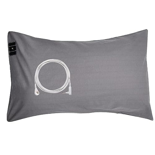 Grounding Pillowcase with Grounding Cord - Materials Organic Cotton and Silver Fiber Natural Wellness