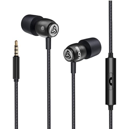 Ludos Clamor Wired Earbuds in-Ear Headphones, 5 Years Warranty, Earphones with Microphone, Noise Isolating Ear Buds for School, Kids, Women, Small Ear 8