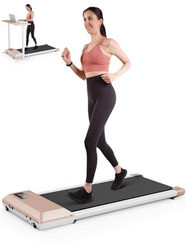 Lacuffy Walking Pad Treadmill, Under Desk Treadmill, Mini Walking Pad for Small Spaces with APP and Remote Control, 2.5 HP, 265 LBS Capacity
