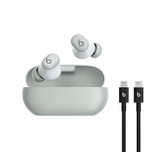 Beats Solo Buds - Wireless Bluetooth Earbuds with USB-C Charging Cables (1.5) - Storm Gray
