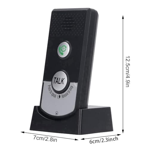 Tgoon Wireless Intercom Unit, Intercoms Wireless for Home, Power Saving 2 Way Call 2 Pcs Humanized Voice Intercom Long Range Intercom System for House 5