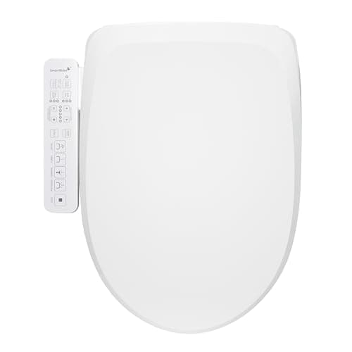 SmartBidet® SB-2600 Electric Smart Bidet™ Seat Unlimited Hot Water - Electronic Heated Toilet Seat with Warm Air Dryer and Temperature Controlled Wash Functions - Elongated