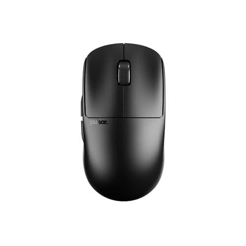 Pulsar Gaming Gears X2 Crazylight Wireless Gaming Mouse, Ultra Lightweight 1.23 oz (35g), Optical Switch, 32000 DPI, 750 IPS, XS-1 Sensor, 8k Compatible (Jet Black)