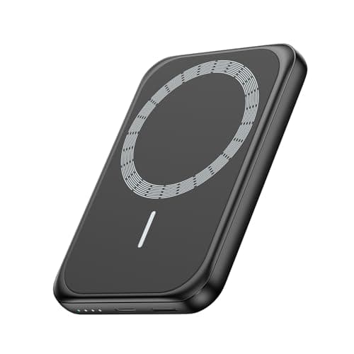 Bilivein Magnetic Portable Charger 10000mAh for iPhone 15W Slim Wireless Power Bank with USB-C Cable - 20W Fast Charging PD QC 3.0 Battery Pack for iPhone 17 16/15/14/13/12 Series