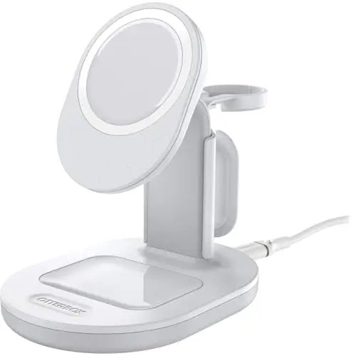 OtterBox 3-in-1 Wireless Charging Station for MagSafe - White