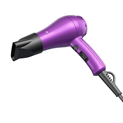 Mini Lightweight Hair Dryer for Pour Painting & RV Compact Travel Blow Dryer for Kids 1000W Ionic Dryer with Concentrator, Cool Shot Button 6