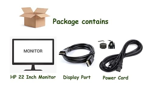 Dell P2214HB Full HD 22 inch LED Backlit Monitor, VGA, Display Port, DVI, 16.7 Million Colors, 178 Degree Viewing Angle, Upto 76/60 Hz Horizontal and Vertical Refresh Rate (Renewed) 6