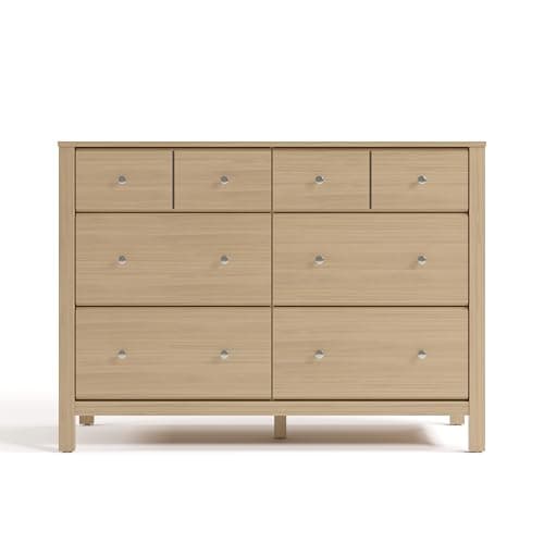 Storkcraft Horizon 6 Drawer Dresser (Driftwood) – GREENGUARD Gold Certified Dresser for Nursery & Kids’ Room, Modern Storage with Interlocking Drawer System 10