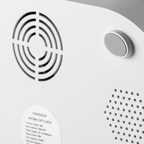 Cloud Rain Humidifier Water Drip, 7 Colors Rainfall Humidifier with Rain Sounds, 250ml Raindrop Essential Oil Aromatherapy Diffuser for Bedroom, Office, Silent Rain Lamp, Timing, Auto-Off 8