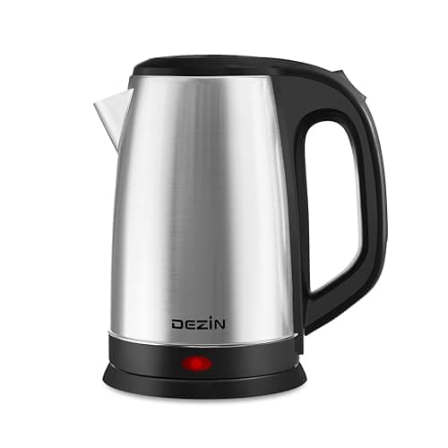 Dezin Electric Tea Kettle for Boiling Water, 2.5L Large Hot Water Boiler, Stainless Steel Fast Boil Water Heater, Electric Water Pot with Auto Shut-Off and Boil-Dry Protection 10 Cups for Family Use