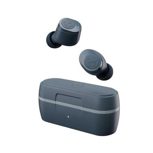 Skullcandy Jib True 2 Wireless Earbuds, Bluetooth Headphones, Up to 33 Hours Battery with Charging Case, Noise Isolating Fit, Sweat and Water Resistant, Microphone for iPhone Android - Chill Grey