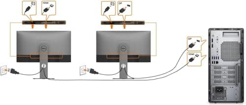 Dell P2225H 22" Full HD IPS Monitor – 1080p, 16:9, DisplayPort & USB 3.0 Cables – Latest Model – Boomph's Comprehensive Ultimate Performance Cloth Solution for Your Workspace 9