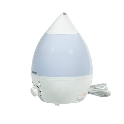 AIRCARE Ultrasonic Cool Mist Humidifier,Whisper-Quiet, Multi Color LED Light, Aroma Therapy Essential Oil Diffuser for Home, Bedroom, Baby, Nursery, Yoga, Spa and Office (white, .33 gal) 5