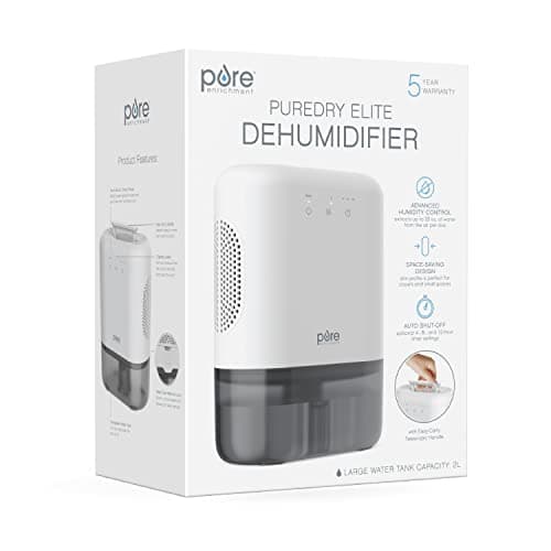 Pure Enrichment PureDry Elite Dehumidifier – Extra-Large 2L Water Tank with Auto Shut-Off, Removes 20 oz. (600 mL) per day of Moisture from Closets, Bathrooms, RVs, Basements, Bedrooms, and Offices 8