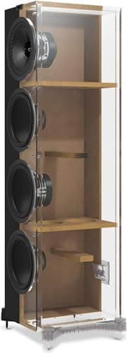 KEF Q550 Floorstanding Speakers (Each, Walnut) 5
