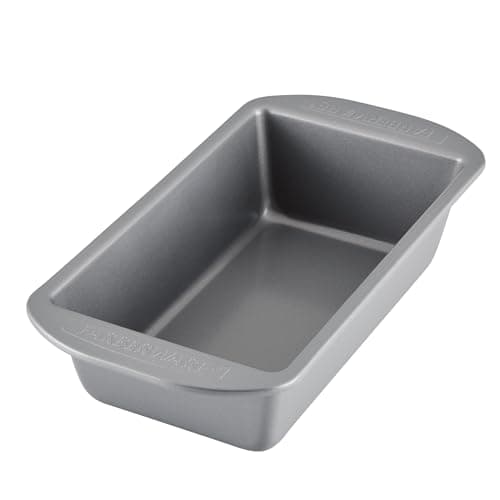 Farberware Nonstick Bakeware 9-Inch x 5-Inch Loaf Pan, Gray