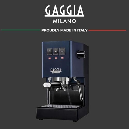 Gaggia RI9380/50 Classic Evo Pro Espresso Machine, Classic Blue, Small 7