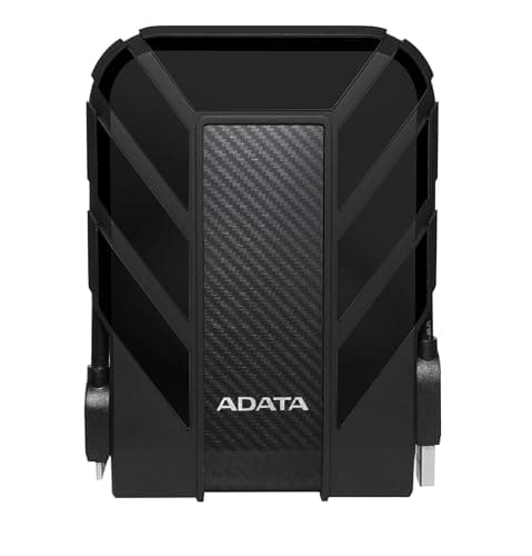 ADATA HD710 Pro - 2 TB External Hard Drive - Shockproof, Waterproof & Dustproof - Durable Storage - For Gamers, Students & Professionals - Mac, PC & Linux Compatible - Black - AHD710P-2TU31-CBK