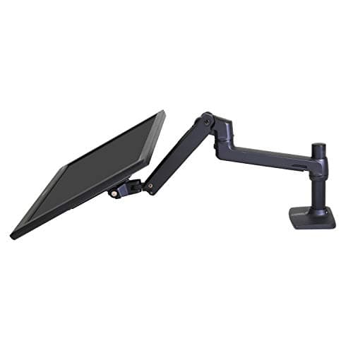 Ergotron – LX Monitor Arm, Single Monitor Desk Mount – fits Flat Curved Ultrawide Computer Monitors up to 34 Inches, 7 to 25 lbs, VESA 75x75mm or 100x100mm – Matte Black 7