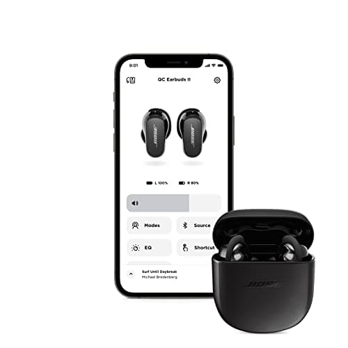 Bose QuietComfort Earbuds II, Wireless, Bluetooth, World’s Best Noise Cancelling In-Ear Headphones with Personalized Noise Cancellation & Sound, Triple Black (Renewed) 6
