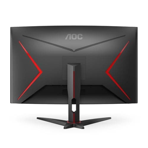 AOC C32G2ZE 32" Curved Frameless Gaming Monitor, Full HD 1920x1080, VA, 0.5ms 240Hz, AMD FreeSync Premium, DP/HDMI/VGA, VESA, 3-3-1 Re-Spawn Program, Xbox PS5 Switch,Black 5