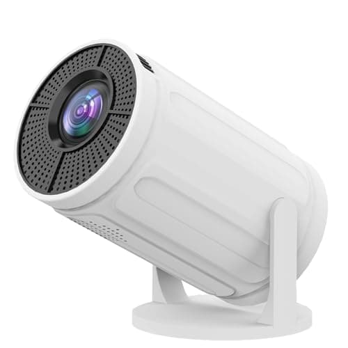 Mini Projector with WiFi ,720P HDMI 150 ANSI Portable Projector, Lightweight Adjustable Angle Stand, Manual focusing, Compatible with Smartphone/TV Box/Laptop, for Home Entertainment