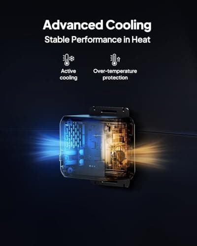 BLUETTI Charger 1, 560W Alternator Charger, Fast DC-DC Charging for Portable Power Stations, 6X Faster Than Car Cigarette Lighter, Compatible with 95% Solar Generator, Perfect for Road Trips, RVing 6