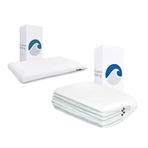Bluewave Bedding 1.75" H Extra Slim Pillow and Versalayer Adjustable Pillow