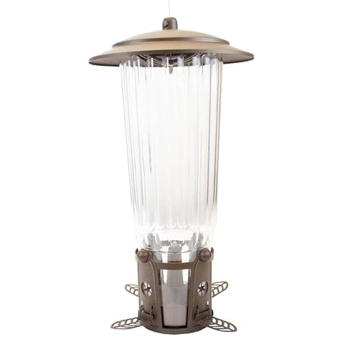 Perky-Pet 334-1SR Squirrel-Be-Gone Max Large Wild Bird Feeder with Flexports, Squirrel Proof Bird Feeder with Weight-Activated Perches - 4LB Seed Capacity 13