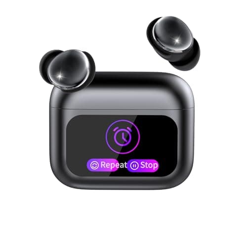 ZYHKON Sleep Earbuds Light-Weight Headphones, Mini Sleep Headphones Bluetooth in Ear Small Design for Side Sleepers, Glossy Black
