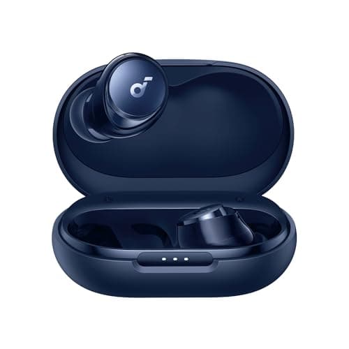 soundcore by Anker Space A40 Auto-Adjustable Active Noise Cancelling Wireless Earbuds, Reduce Noise by Up to 98%, 50H Playtime, Hi-Res Sound, Comfortable Fit, App Customization, Wireless Charge (Blue) 7